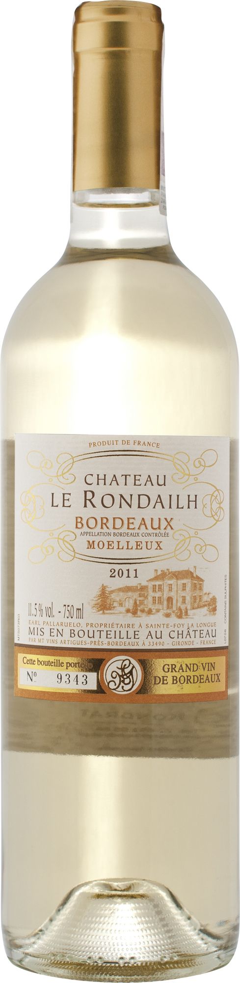 Wino Château La Rondailh Moelleux Bordeaux AC