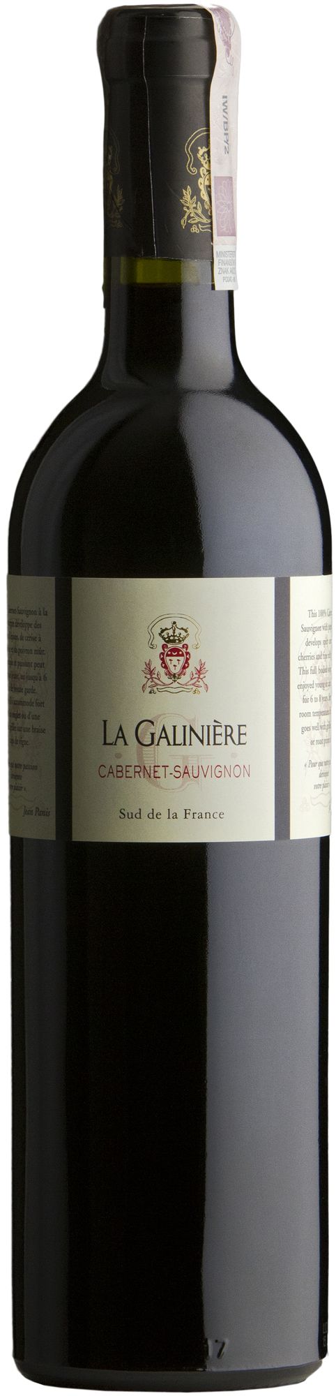 Wino Donjon Cabernet Sauvignon La Galinière Coteaux de Peyriac IGP