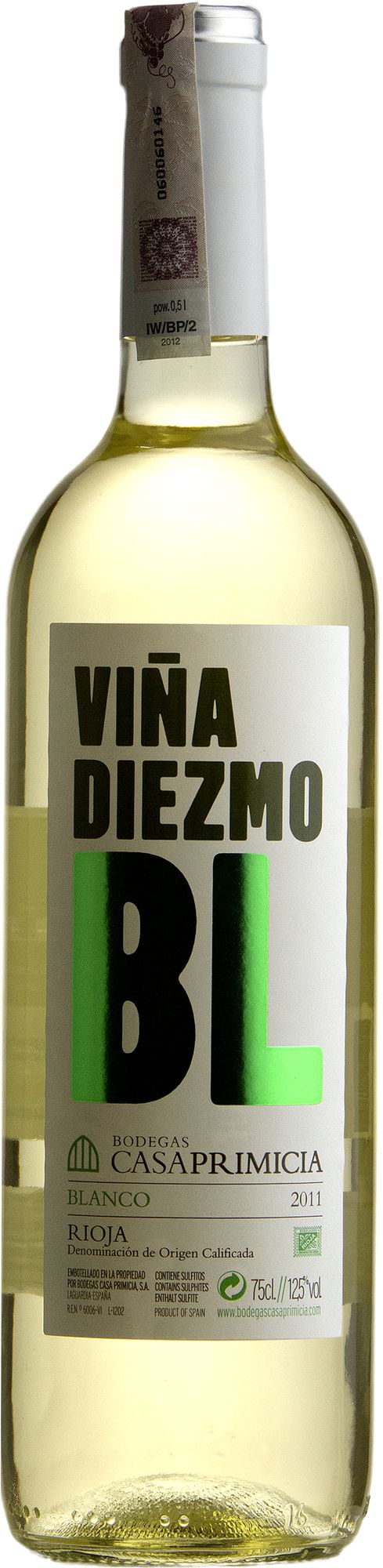 Wino Viña Diezmo Blanco Rioja DOCa