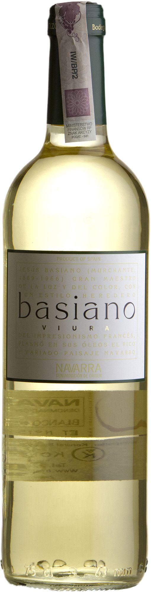Wino Enanzo Basiano Blanco Navarra DO