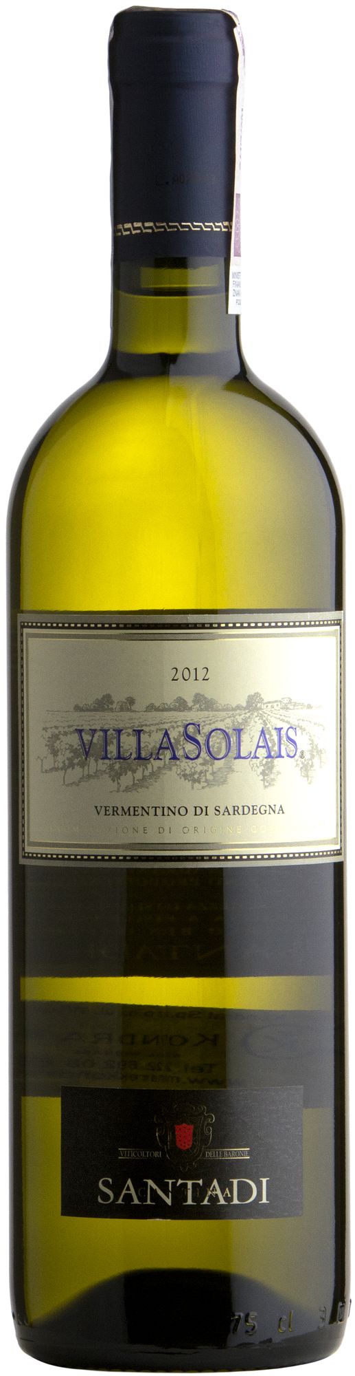 Wino Santadi Villa Solais Vermentino di Sardegna DOC