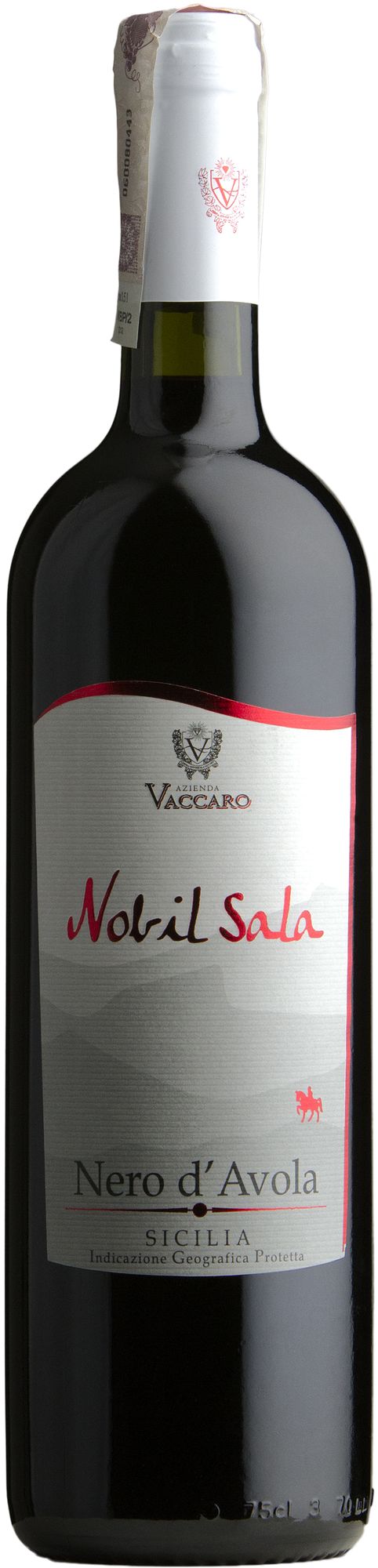 Wino Vaccaro Nobil Sala Nero d'Avola Sicilia IGT
