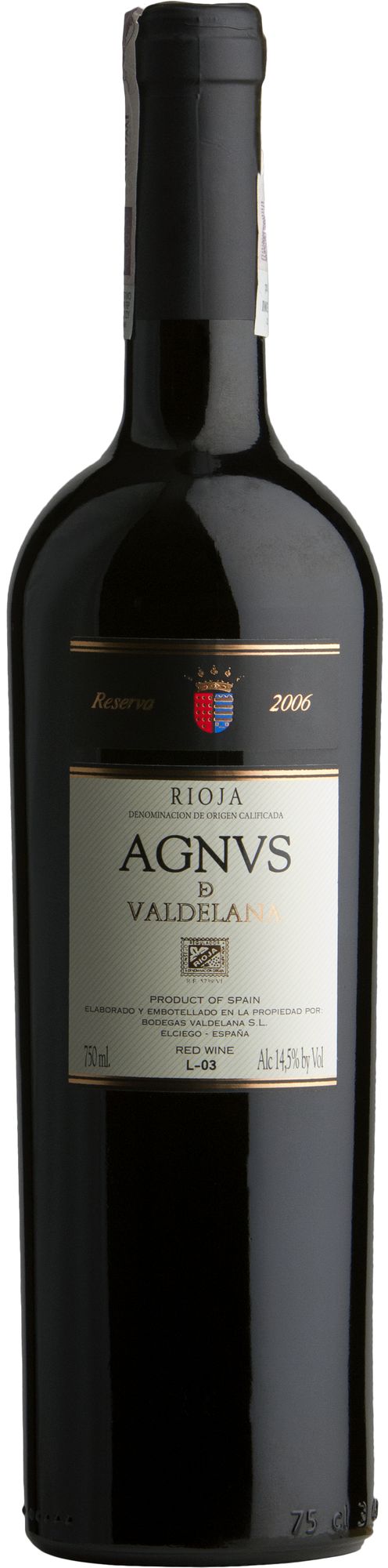 Wino Valdelana Agnus Reserva Rioja DOC