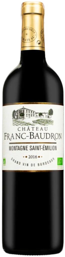 Wino Chateau Franc Baudron Montagne Saint Emilion AOC 2020