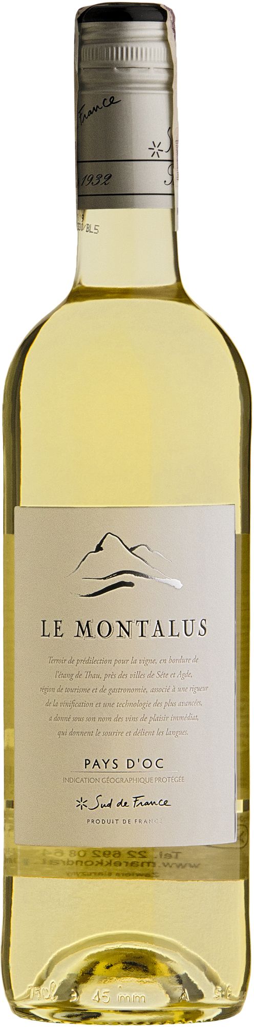 Wino Pomerols Le Montalus Blanc Pays d’Oc IGP