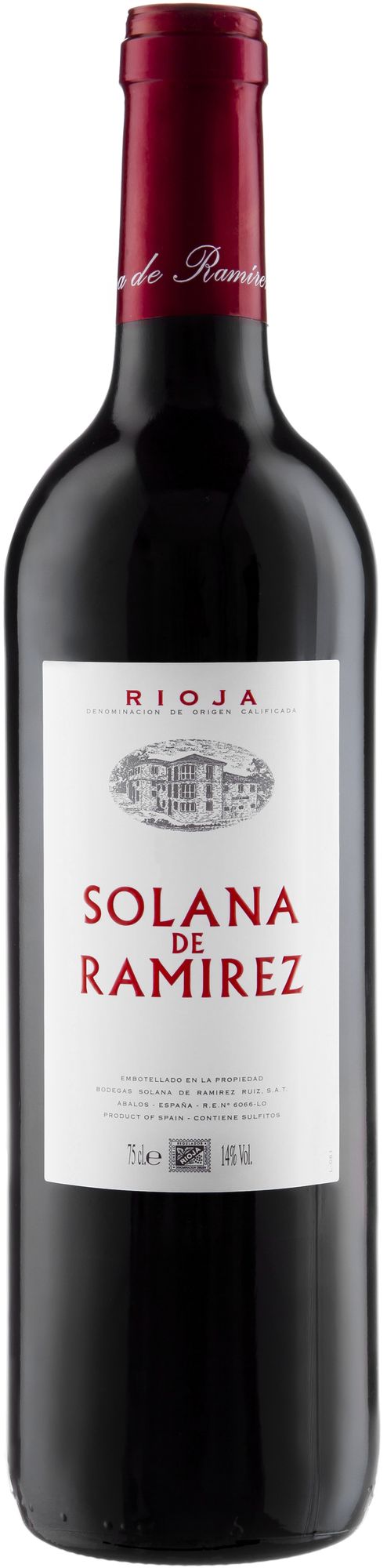 Wino Solana Ramirez Tinto Joven Rioja DOCa