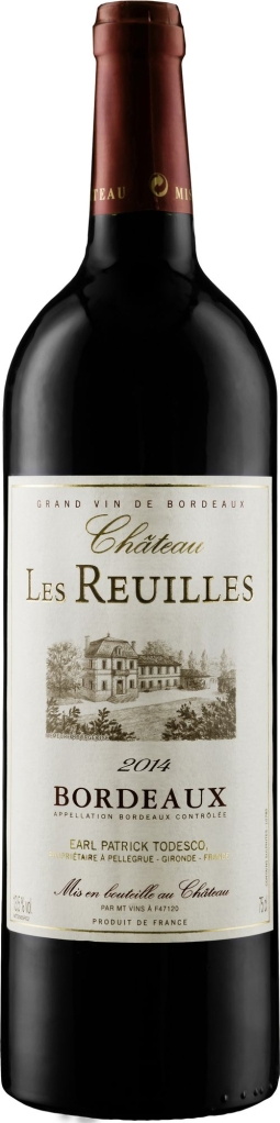 Wino Château Les Reuilles Rouge Bordeaux AOC 2020