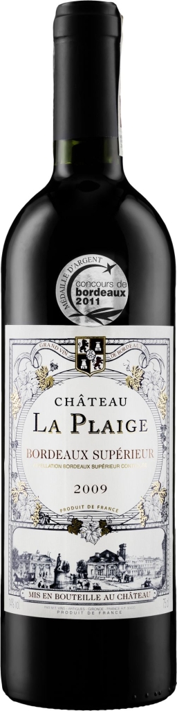 Wino Château La Plaige Bordeaux Superieur AOC 2019