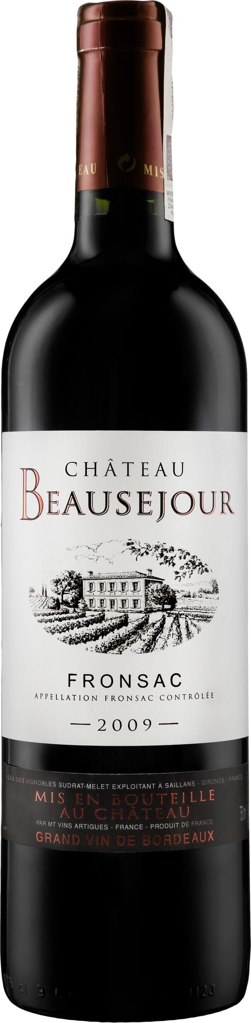 Wino Château Beauséjour Fronsac AOC