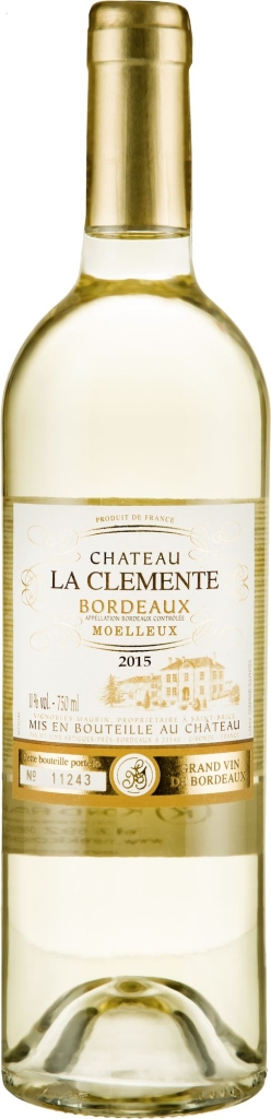 Wino La Clémente Moelleux Bordeaux AOC 2021