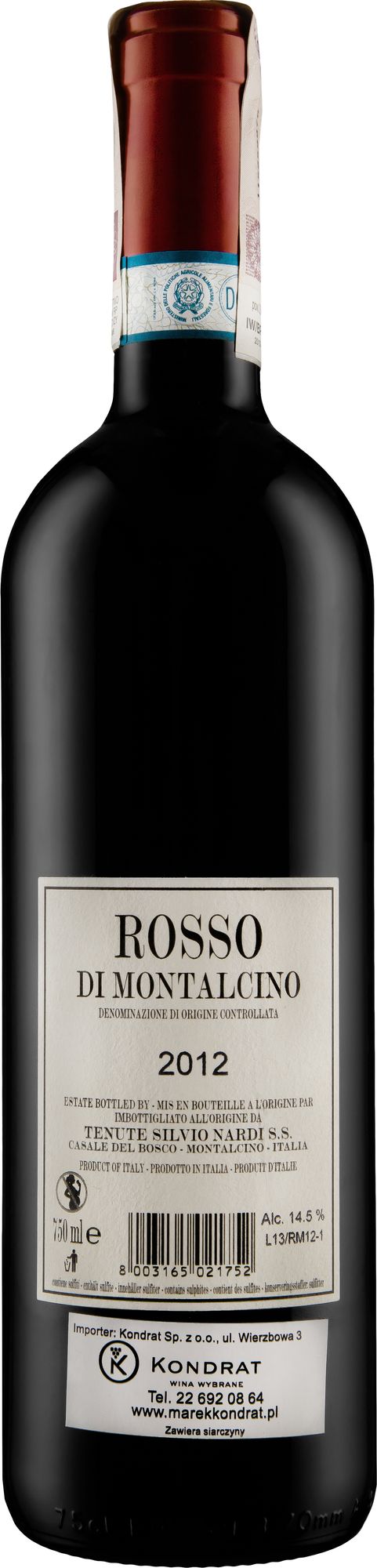 Wino S.Nardi Casale del Bosco Rosso di Montalcino DOC