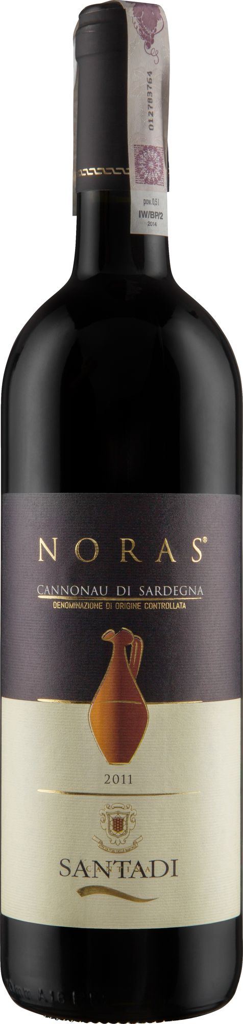 Wino Santadi Noras Cannonau di Sardegna DOC