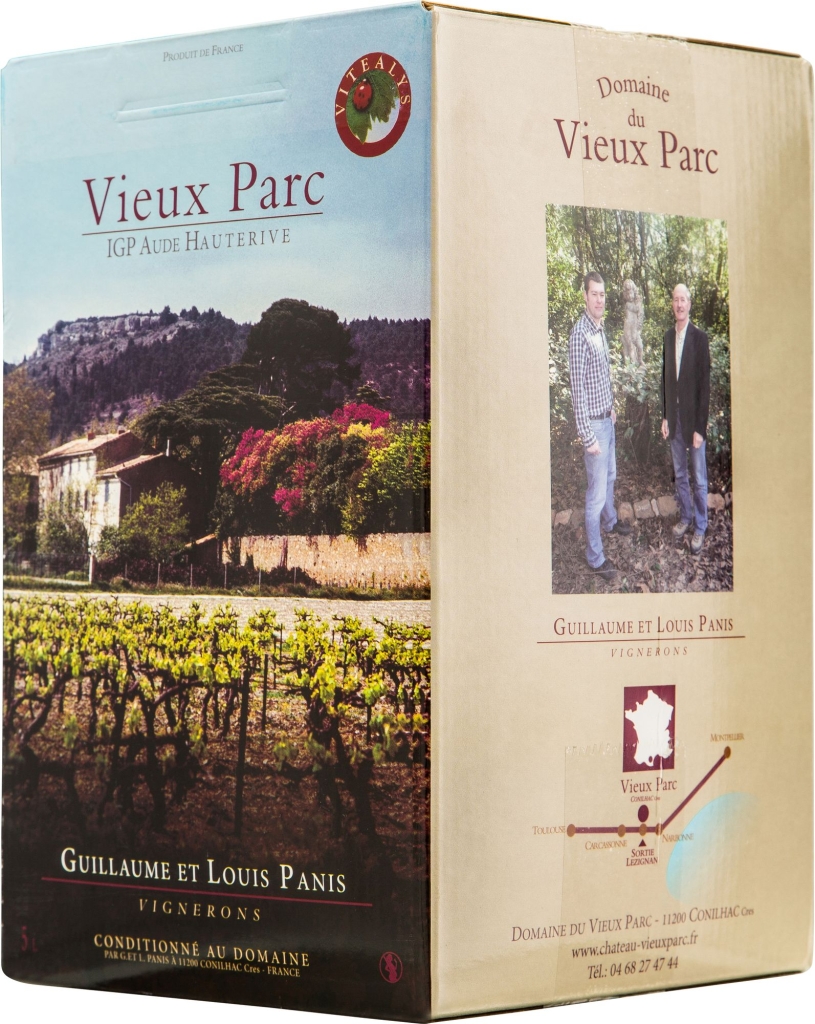 Bag-in-Box: Vieux Parc Amandiers d'Hauterive Rouge IGP 5 l 2023