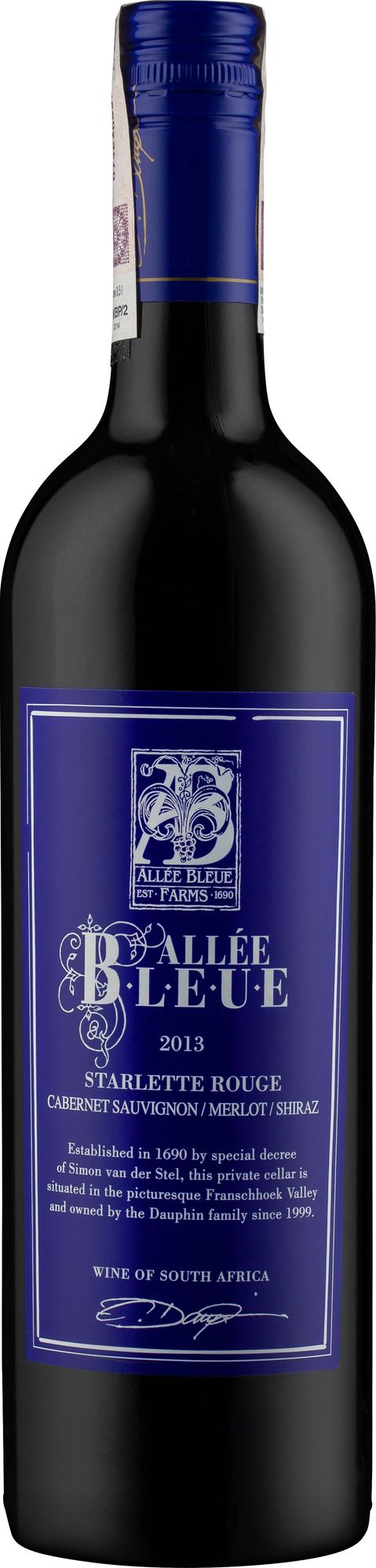 Wino Allée Bleue Starlette Rouge Coastal Region WO