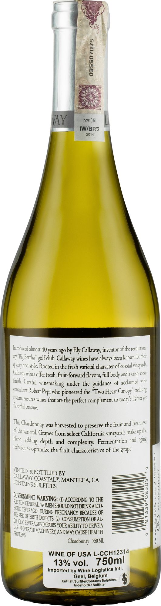 Wino Callaway Chardonnay California