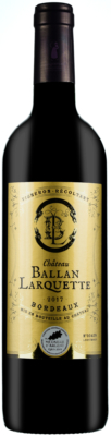 Wino Château Ballan-Larquette Rouge Bordeaux AOC 2018