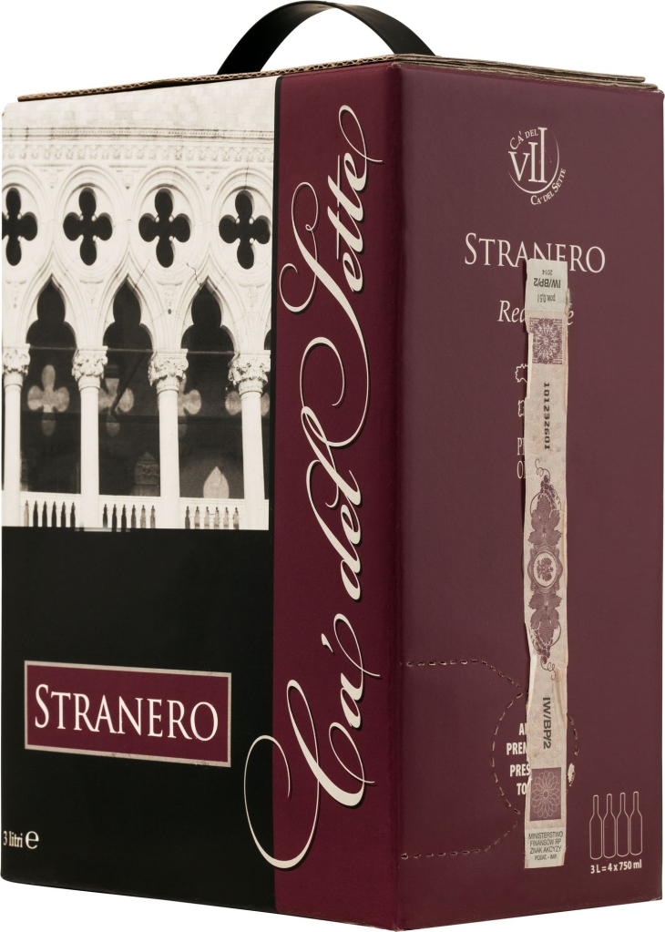 Bag-in-Box: Ca' del Sette Stranero Merlot Cabernet Veneto IGT 3 l
