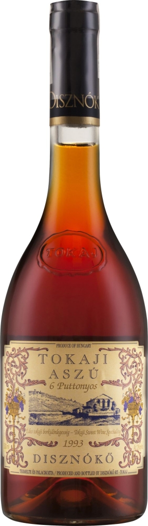 Wino Disznókő Aszú 6 Puttonyos Tokaj 1993 500 ml