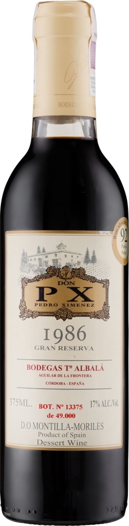 Wino Toro Albalá Don P.X. Gran Reserva Montilla-Moriles DO 1986 375 ml