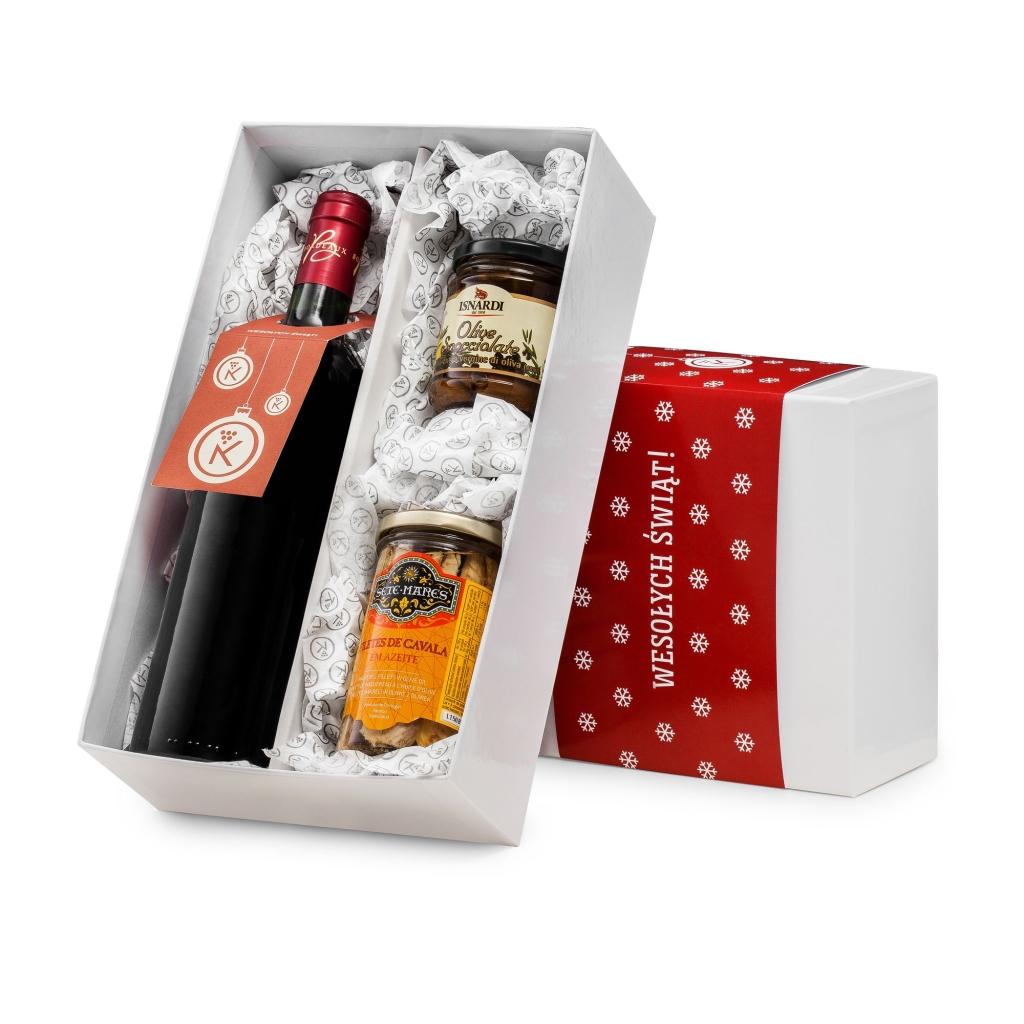 Pudełko świąteczne: Les Reuilles i wytrawne dodatki Pudełko świąteczne: Les Reuilles i wytrawne dodatki