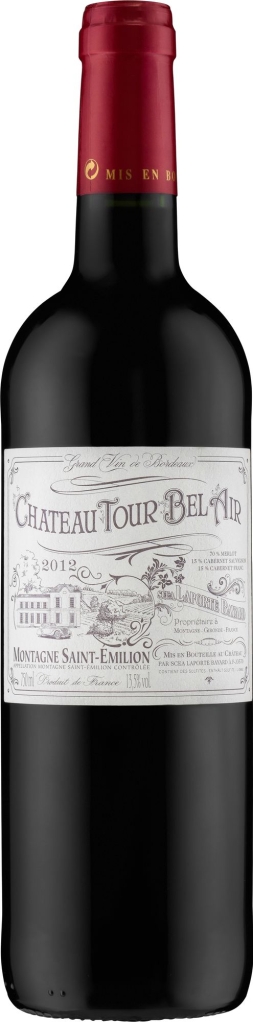 Wino Château Tour Bel Air Montagne Saint-Émilion AC 2020