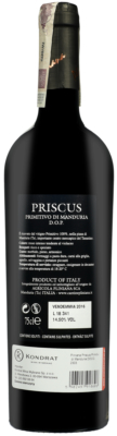 Wino Pliniana Priscus Primitivo di Manduria DOC 2021