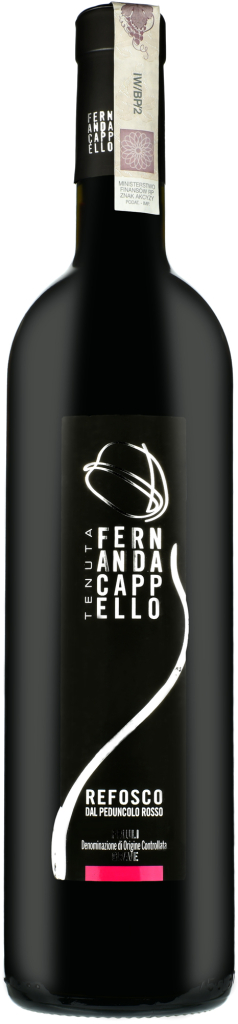 Wino Fernanda Cappello Refosco dal peduncolo Rosso Friuli Grave DOC 2020