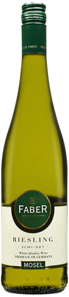 Wino Faber Riesling Halbtrocken Mosel 2019 Wino Faber Riesling Halbtrocken Mosel 2019