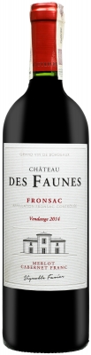 Wino Château des Faunes Fronsac AOC 2015