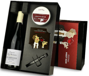 Zestaw Aromabar Pinot Noir z winem Domaine des Vercheres Bourgogne
