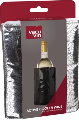 Vacu Vin aktywny schładzacz do wina srebrny