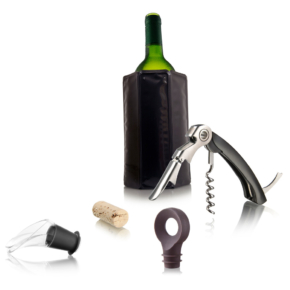Vacu Vin Zestaw do podawania wina dla początkujących (4 elementy)