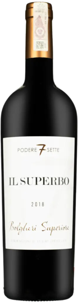 Wino Podere Sette Il Superbo Bolgheri Superiore DOC 2021