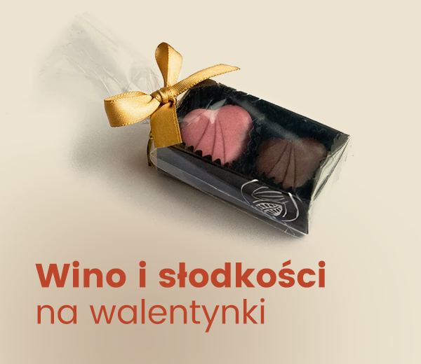 Wino od serca na Walentynki: do każdego zamówienia powyżej 100 zł, czekoladowe serca gratis!