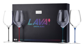 Cheer Moda zestaw kieliszków Lava Glass