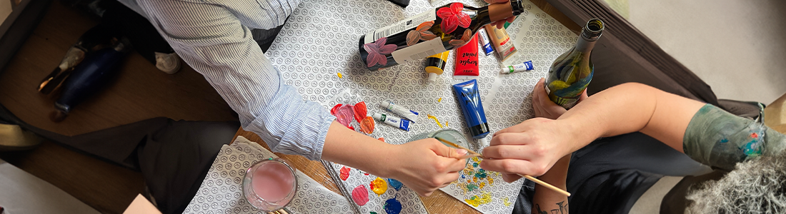 Komentowana Kolacja „Francja à la Picasso - kuchnia, wina, malowanie butelek"