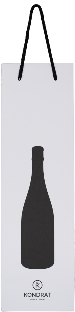 Torebka papierowa biała z grafiką