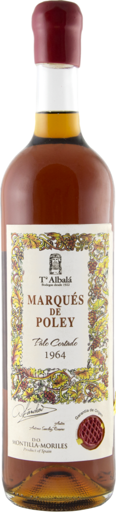 Wino Toro Albala Palo Cortado Marques De Poley Montilla-Moriles DO 1964 Wino Toro Albala Palo Cortado Marques De Poley Montilla-Moriles DO 1964