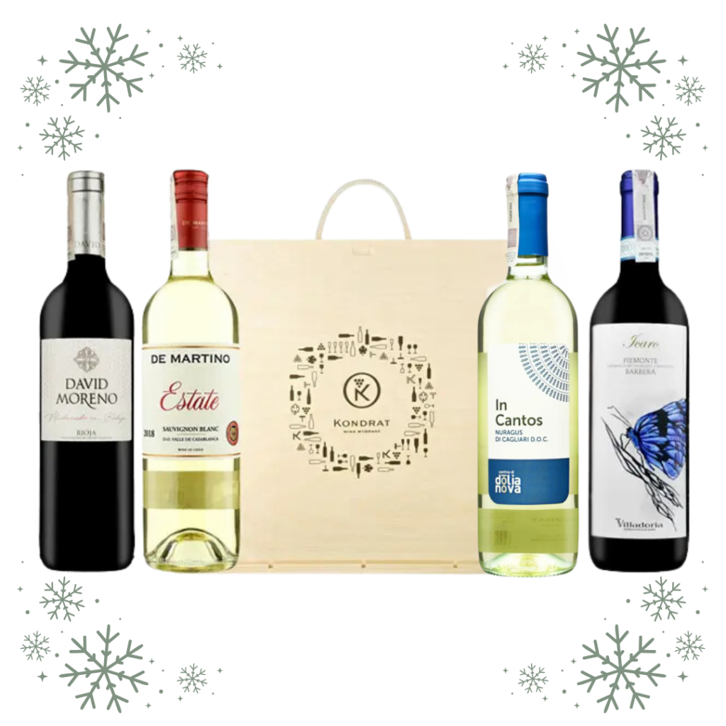 Świąteczna czwórka na prezent w skrzynce