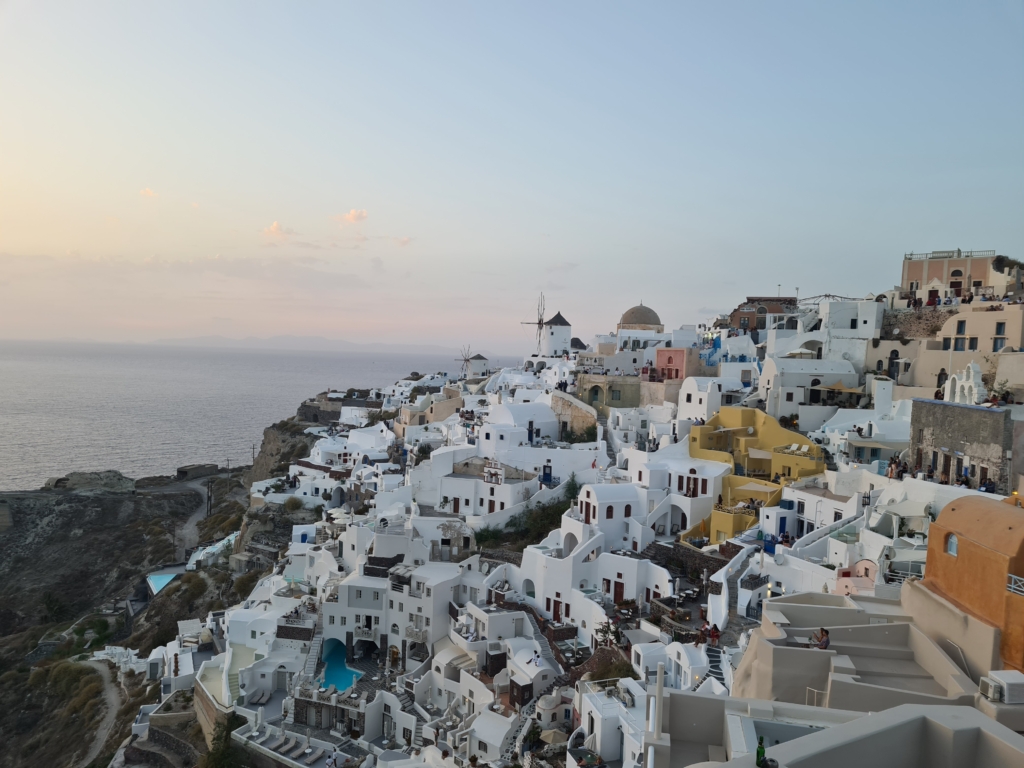 misja wino santorini grecja krajobraz