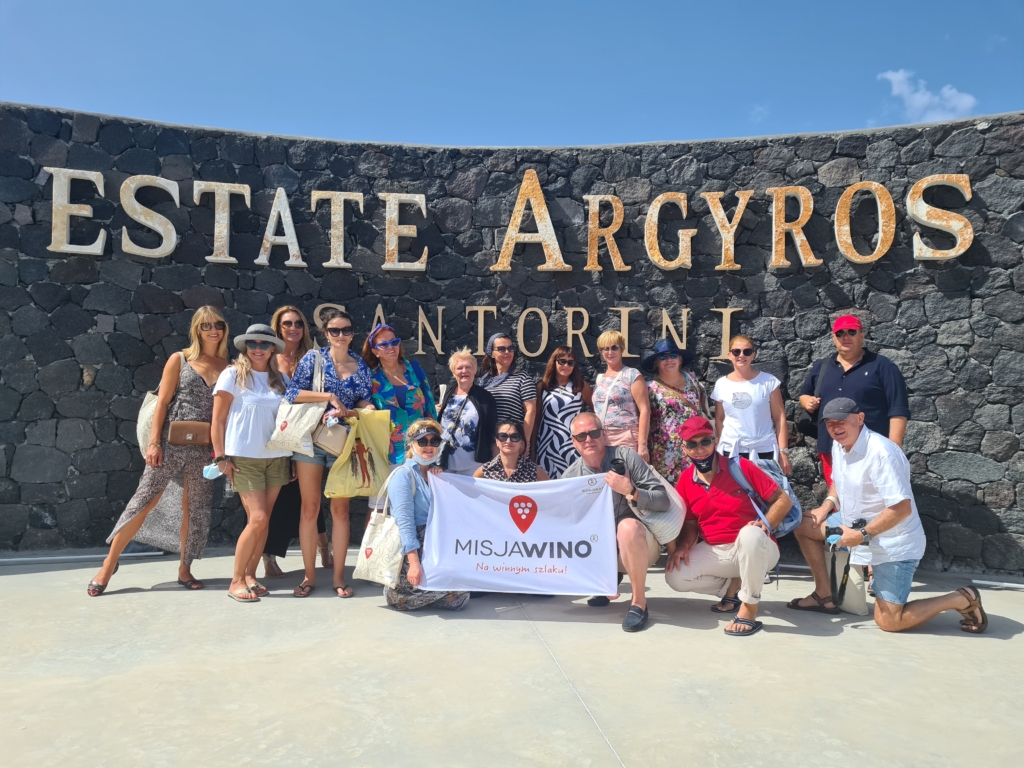misja wino santorini grecja uczestnicy