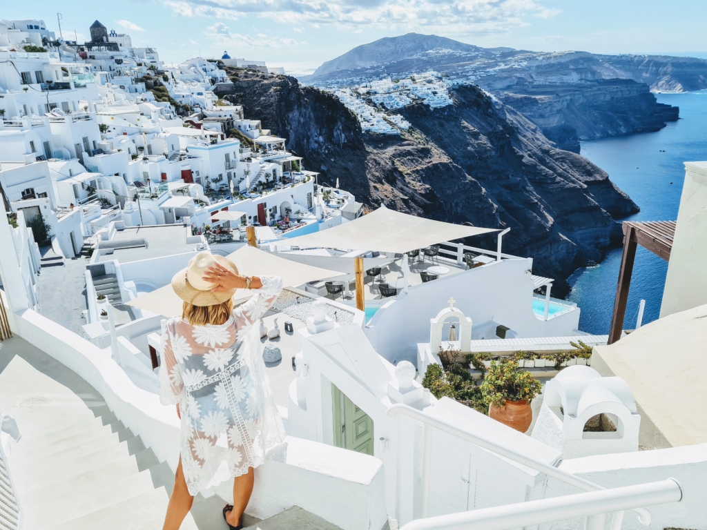 misja wino santorini grecja widok