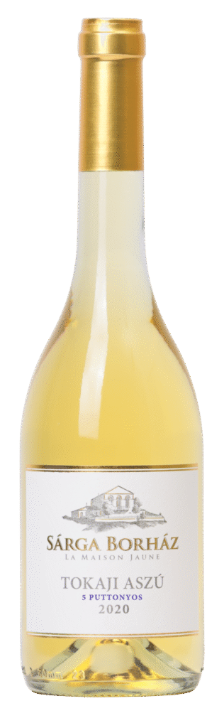 Wino Sarga Borhaz Aszú 5 Puttonyos Tokaj 2019 500ml