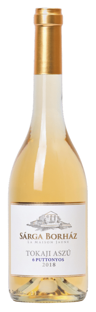Wino Sarga Borhaz Aszú 6 Puttonyos Tokaj 2018 500ml