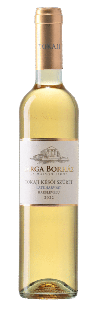 Wino Sarga Borhaz Late Harvest Hárslevelu 2022 500ml