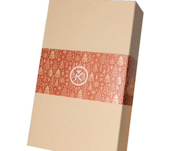 pudelko bezowe swiateczne p901