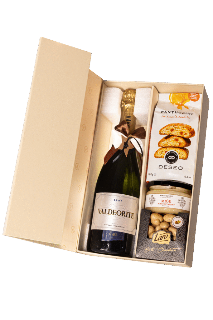 Zestaw świąteczny w beżowym pudełku - "Krucha przyjemność"