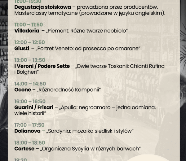 Program festiwalu be grapeful